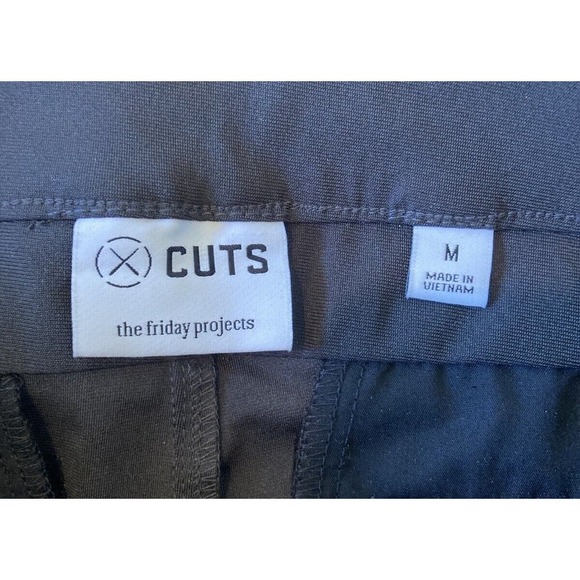 Cuts Stretch Chino Pants Size Medium Men’s Black - Picture 3 of 9
